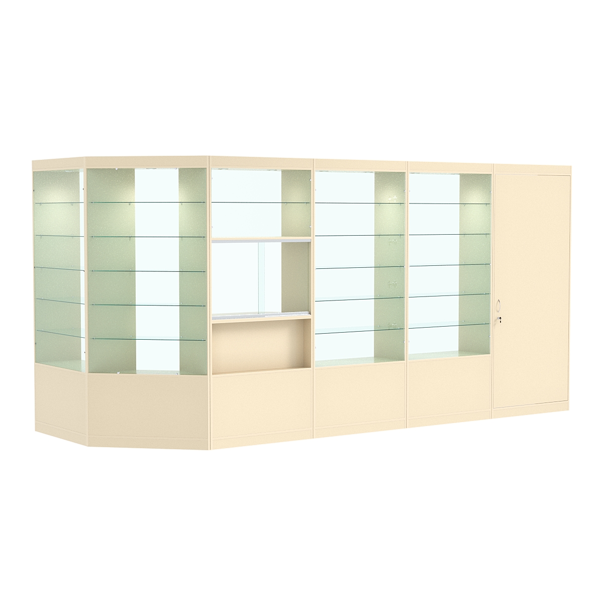 Павильон №9 из ДСП (6, 58 кв. м) Крем Вайс