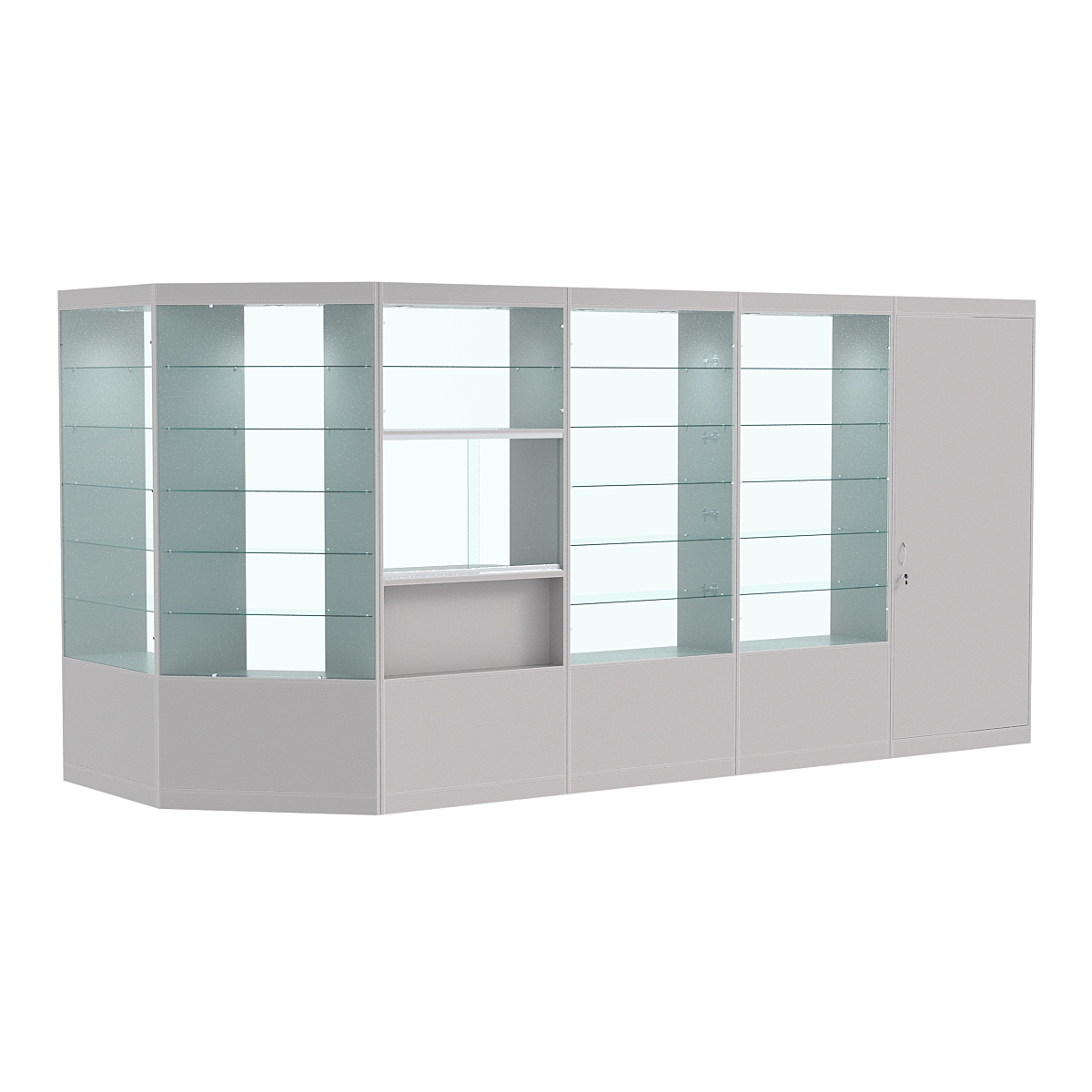 Павильон №9 из ДСП (6, 58 кв. м) Серый