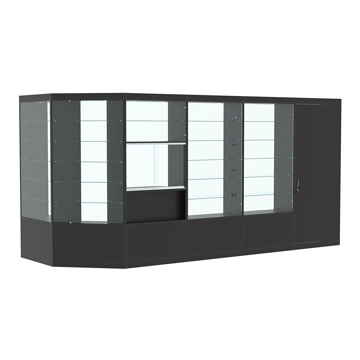 Павильон №9 из ДСП (6, 58 кв. м) Черный