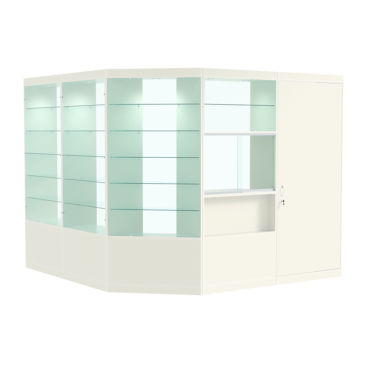 Павильон №10 из ДСП (6 кв. м) Белый