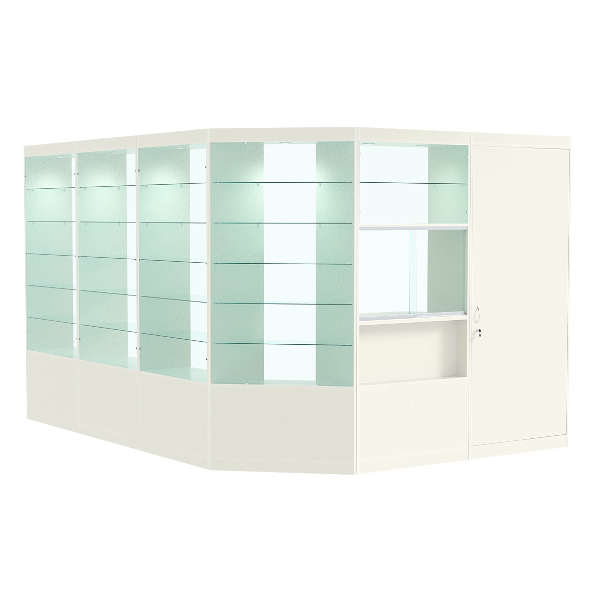 Павильон №11 из ДСП (11, 22 кв. м) Белый