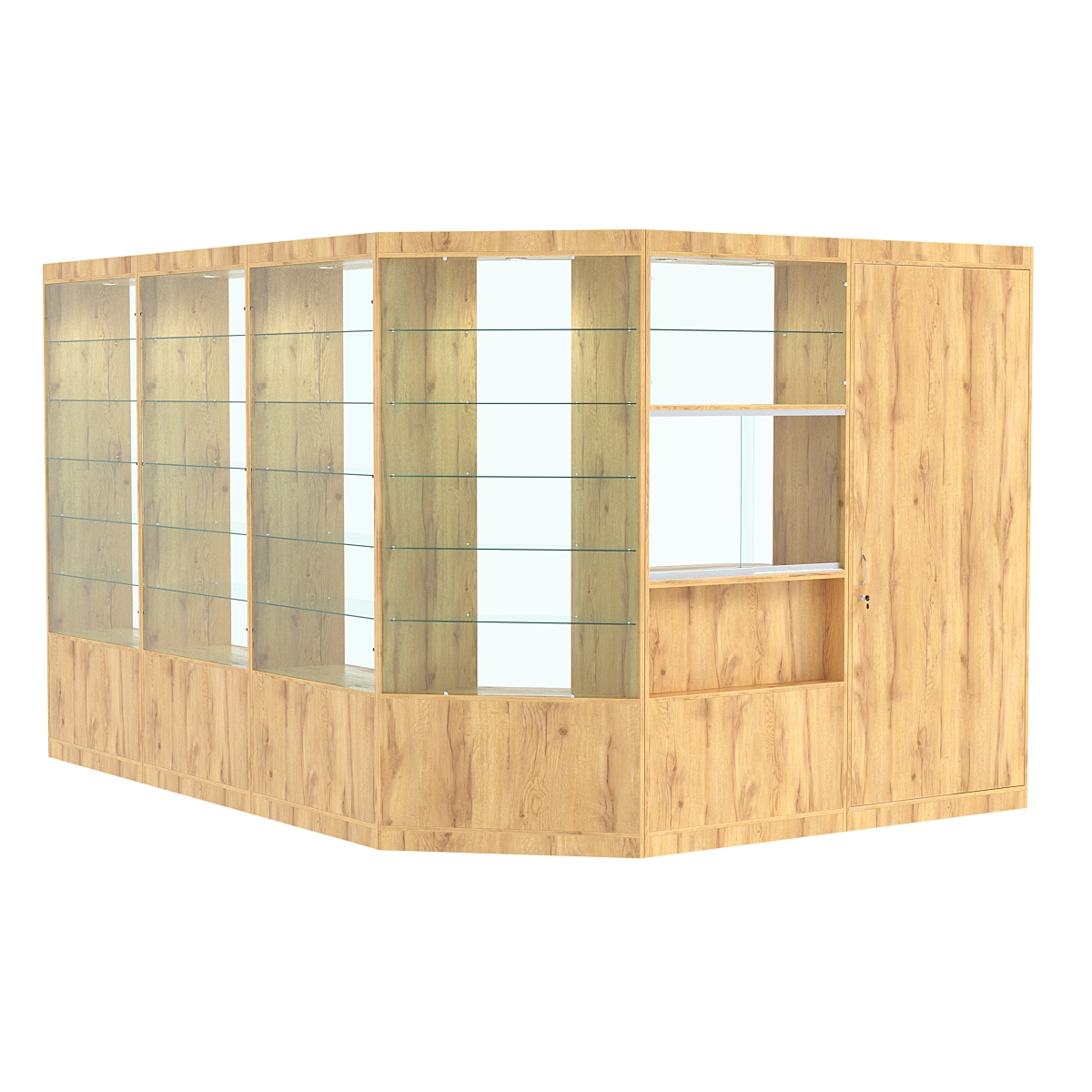 Павильон №11 из ДСП (11, 22 кв. м) Дуб Золотистый