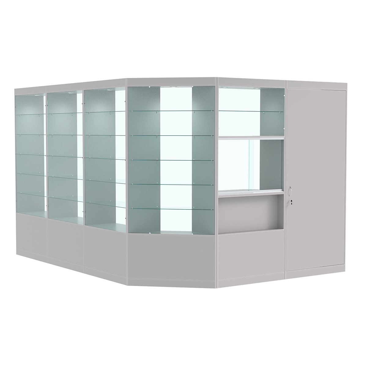 Павильон №11 из ДСП (11, 22 кв. м) Серый