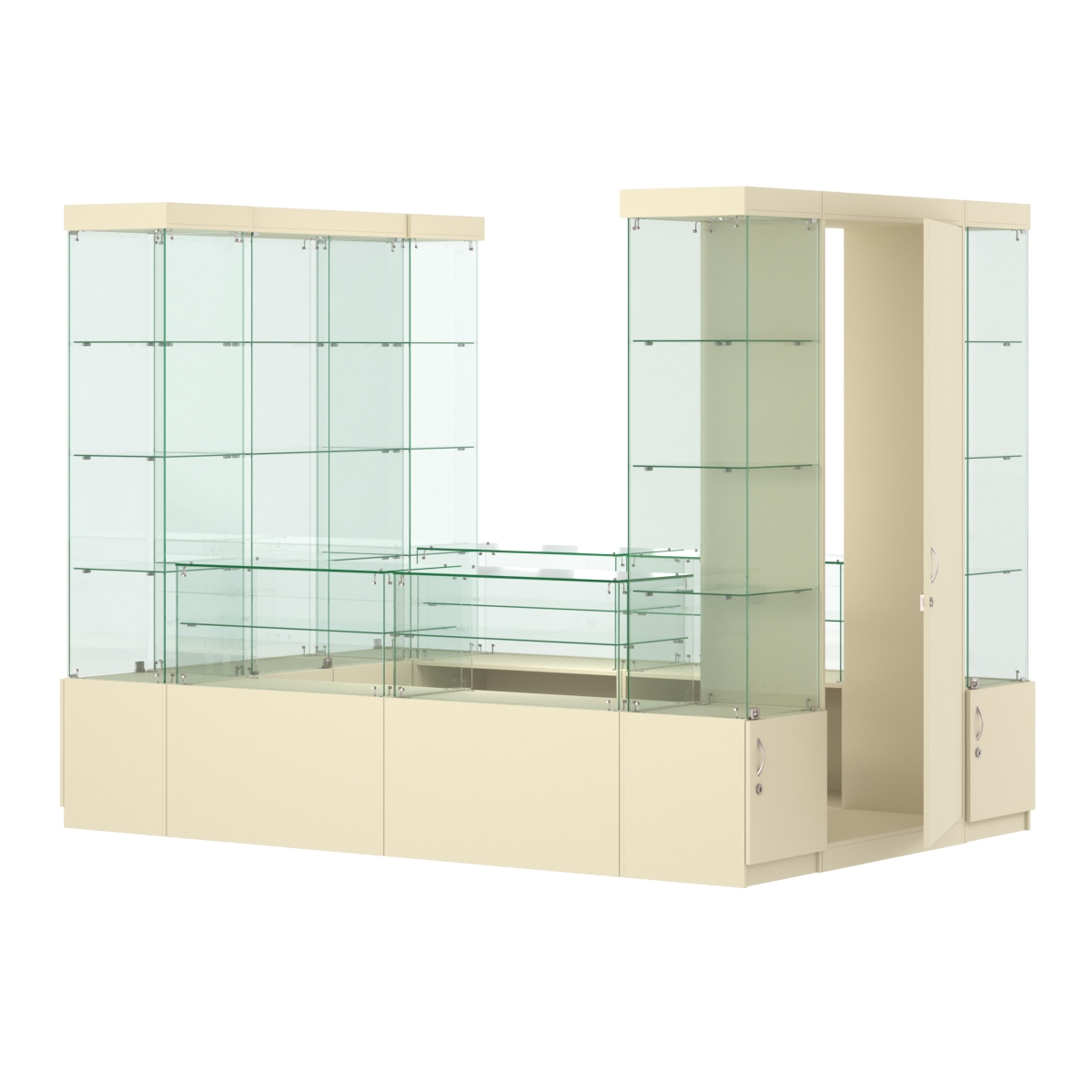 Павильон ИСТРА островной №7а (4, 86 кв.м) Крем Вайс