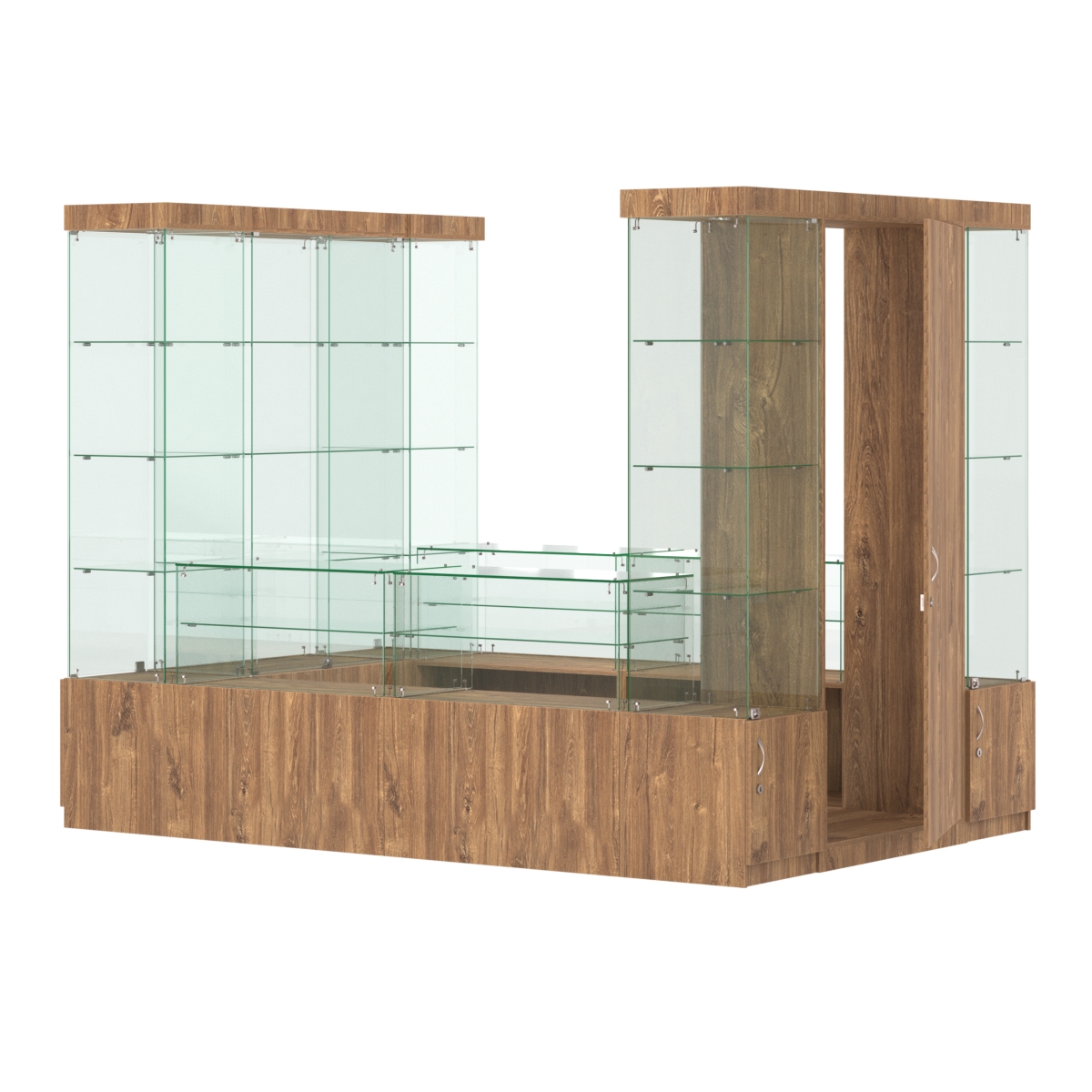 Павильон ИСТРА островной №7а (4, 86 кв.м) Дуб Канзас коричневый