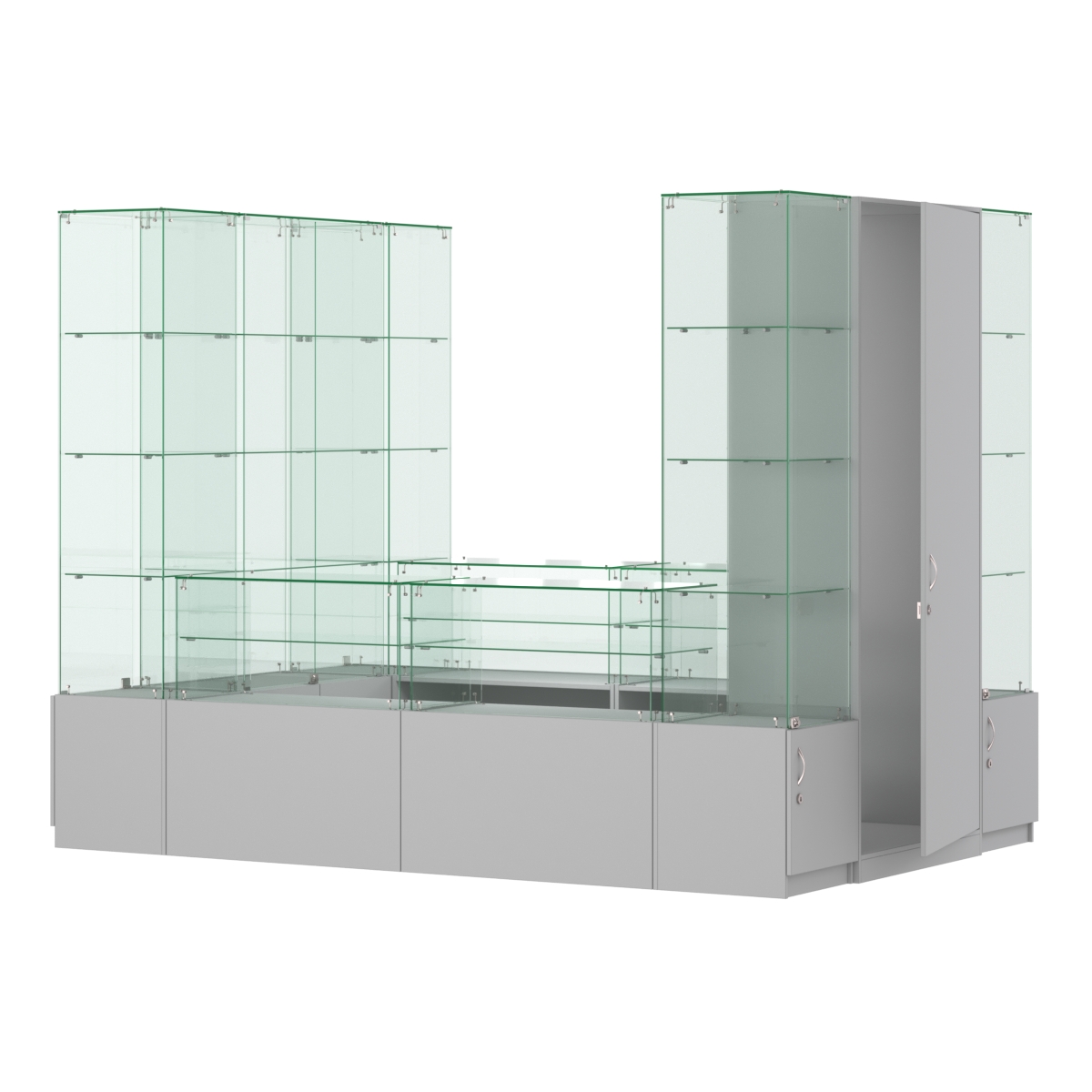 Павильон ИСТРА островной №7б (4, 86 кв.м) Серый