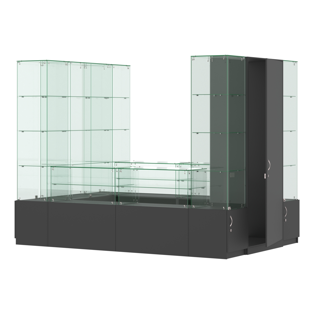 Павильон ИСТРА островной №7б (4, 86 кв.м) Черный