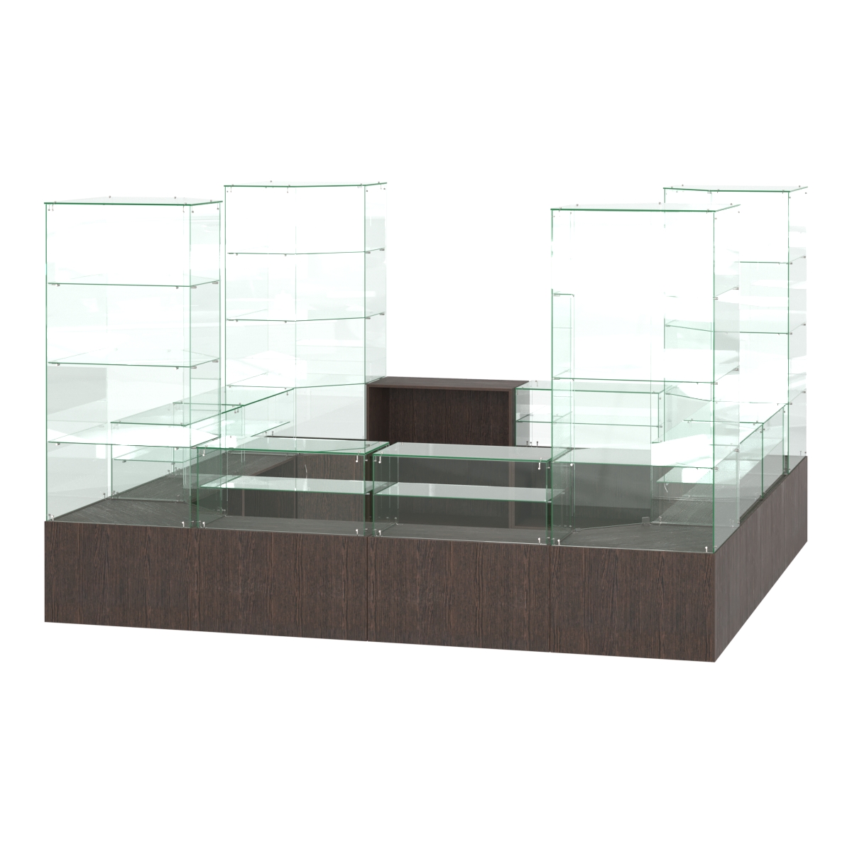 Павильон ИСТРА островной №2б (11, 35 кв.м) Дуб Венге