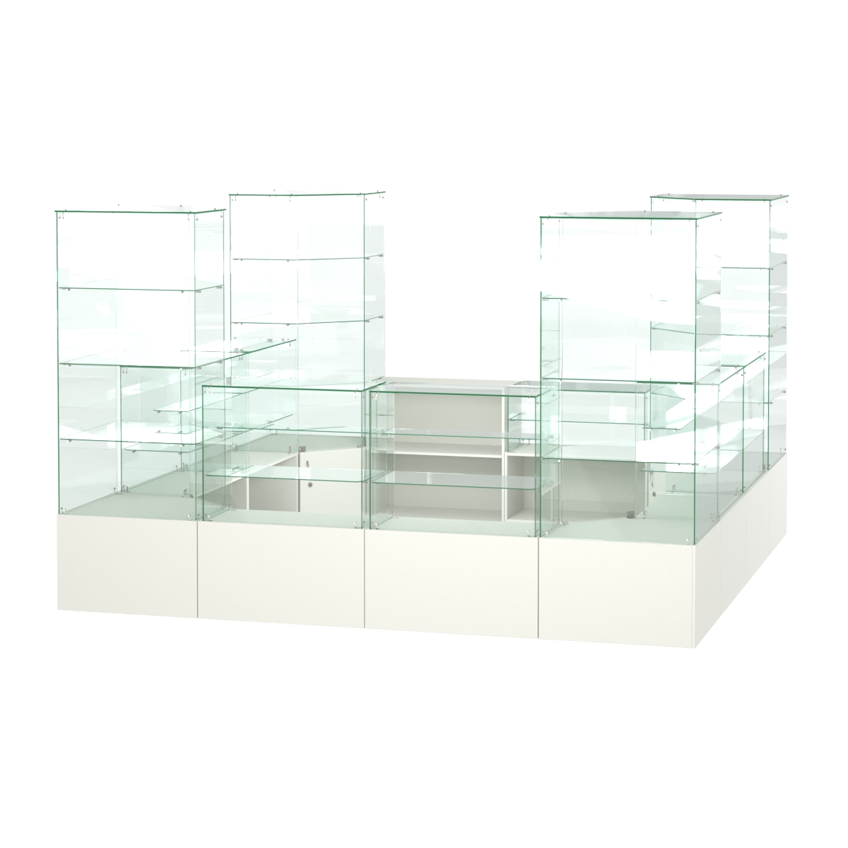 Павильон ИСТРА островной №3б (11, 35 кв.м) Белый