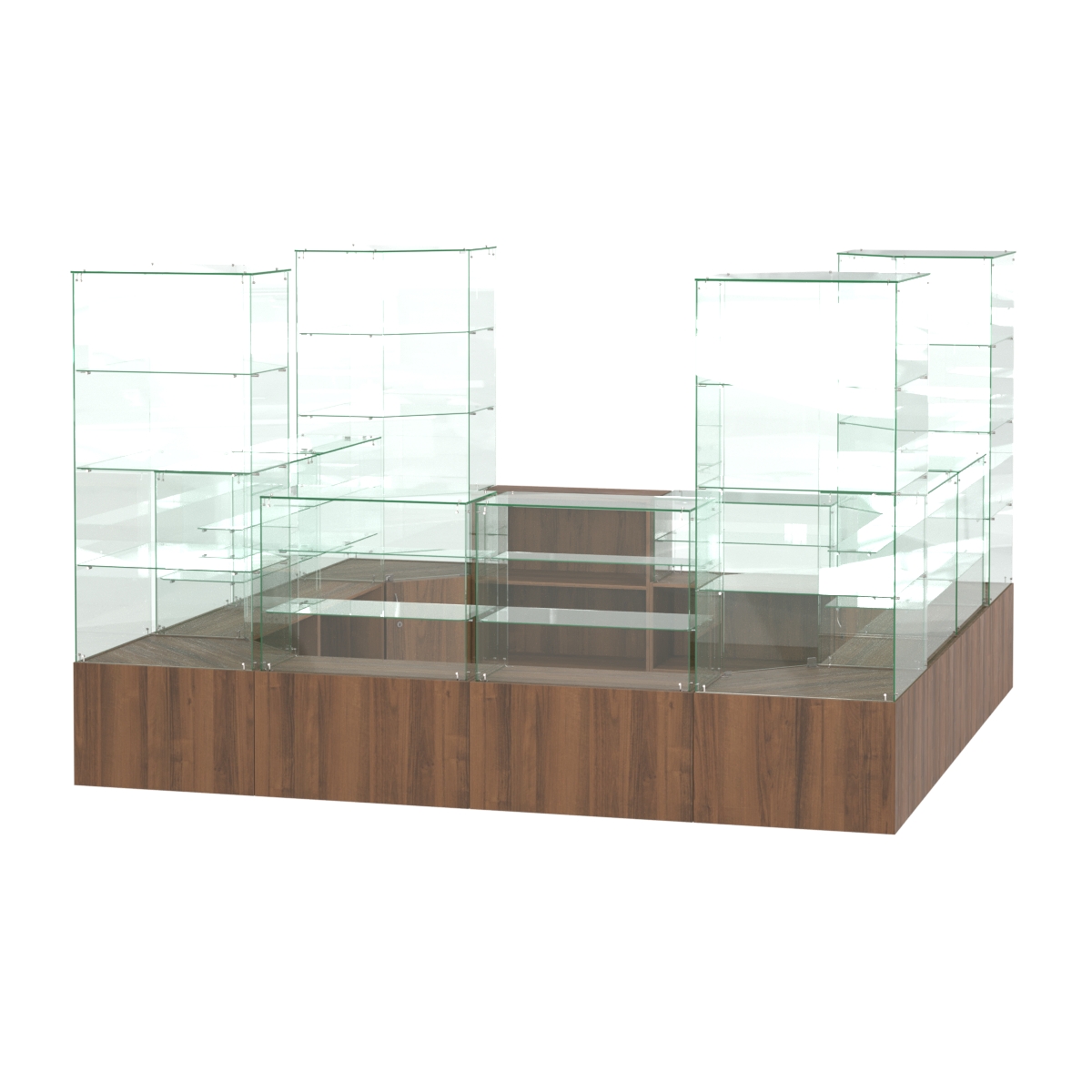 Павильон ИСТРА островной №3б (11, 35 кв.м) Орех