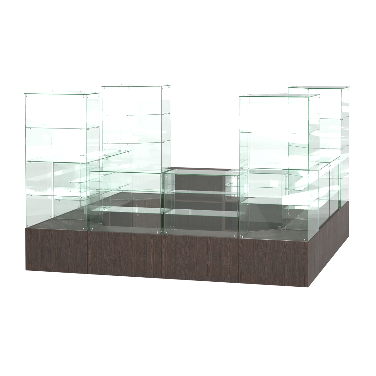 Павильон ИСТРА островной №3б (11, 35 кв.м) Дуб Венге