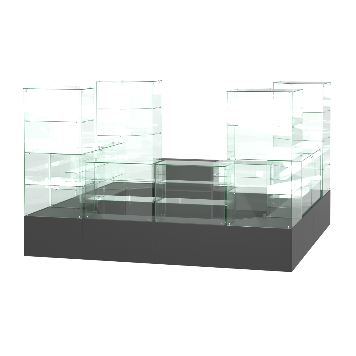 Павильон ИСТРА островной №3б (11, 35 кв.м) Черный