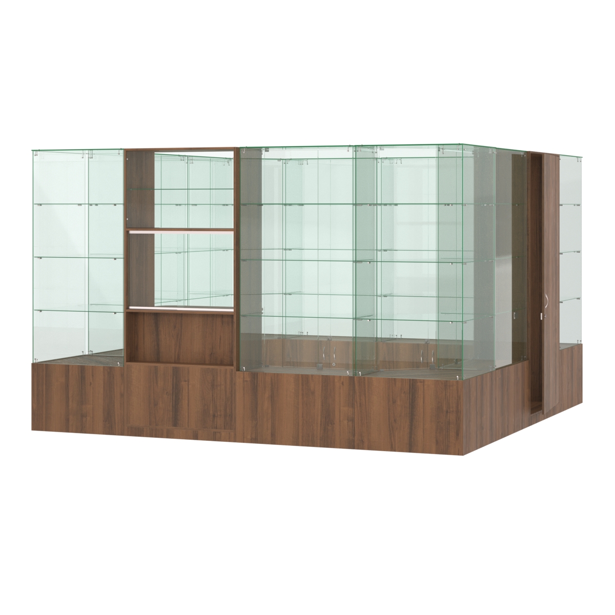 Павильон ИСТРА островной №5б (11, 35 кв.м) Орех