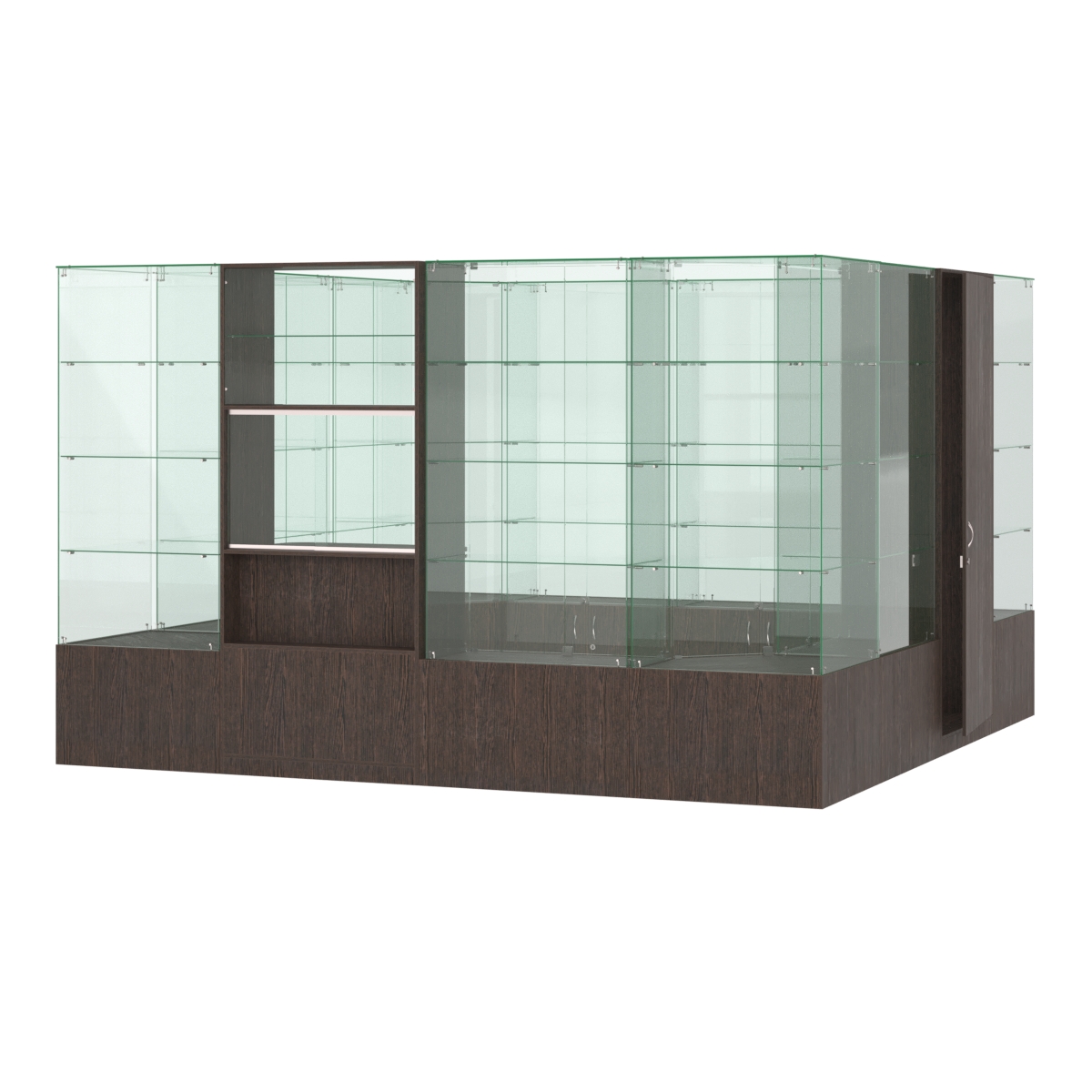 Павильон ИСТРА островной №5б (11, 35 кв.м) Дуб Венге