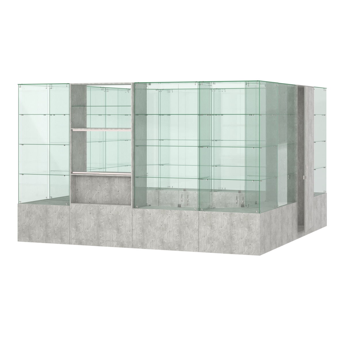 Павильон ИСТРА островной №5б (11, 35 кв.м) Метрополитан Грей