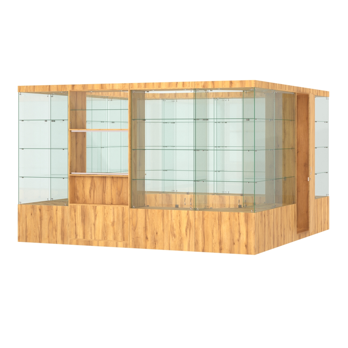 Павильон ИСТРА островной №6б (11, 35 кв.м) Дуб Золотистый