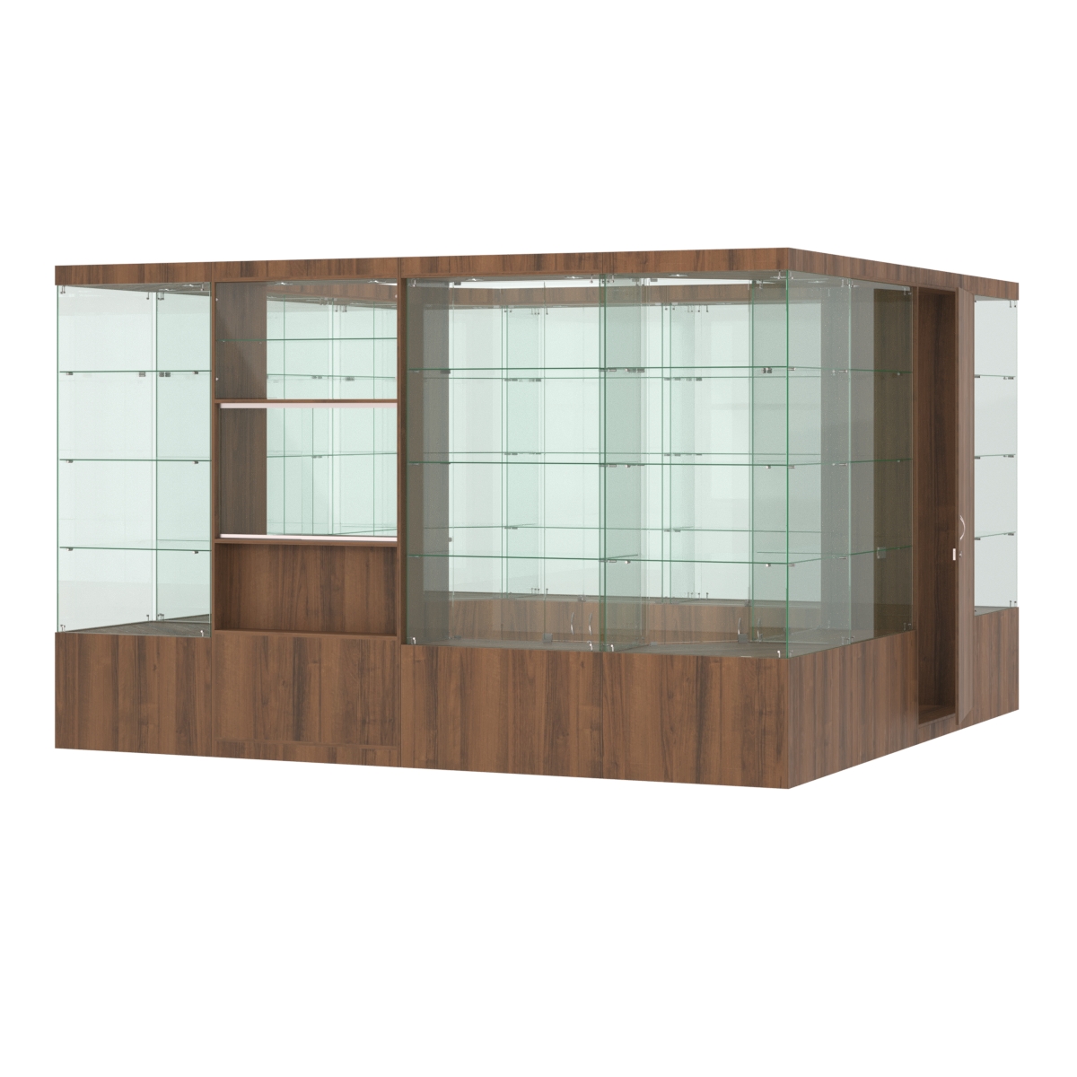 Павильон ИСТРА островной №6б (11, 35 кв.м) Орех