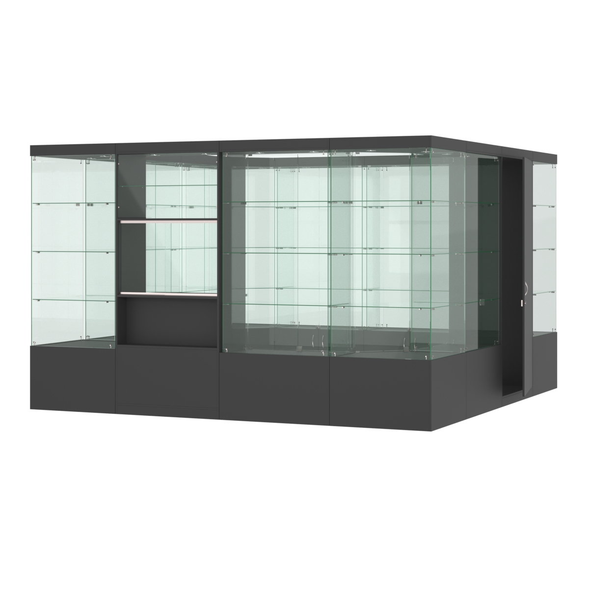 Павильон ИСТРА островной №6б (11, 35 кв.м) Черный