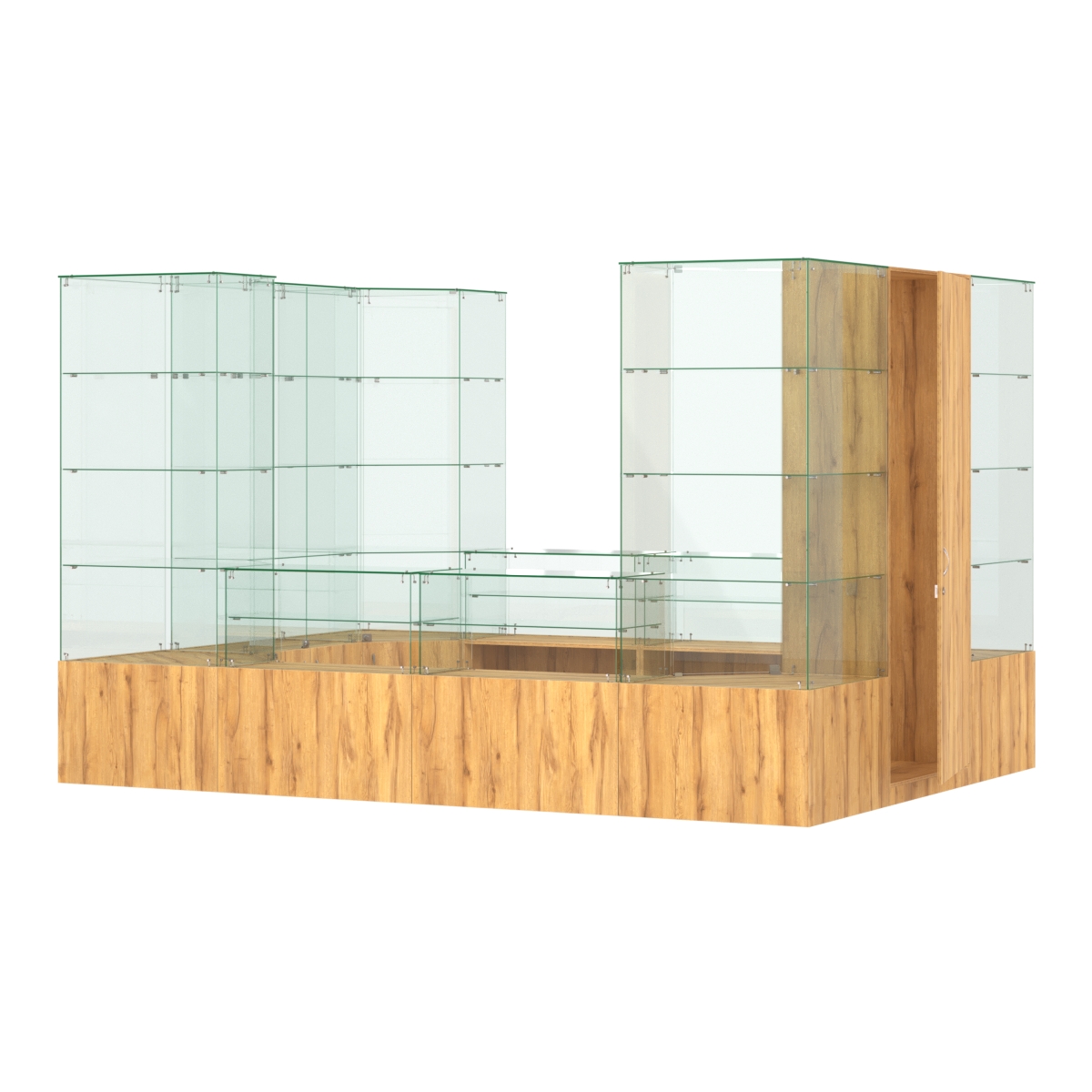 Павильон ИСТРА островной №8а (8, 32 кв.м) Дуб Золотистый