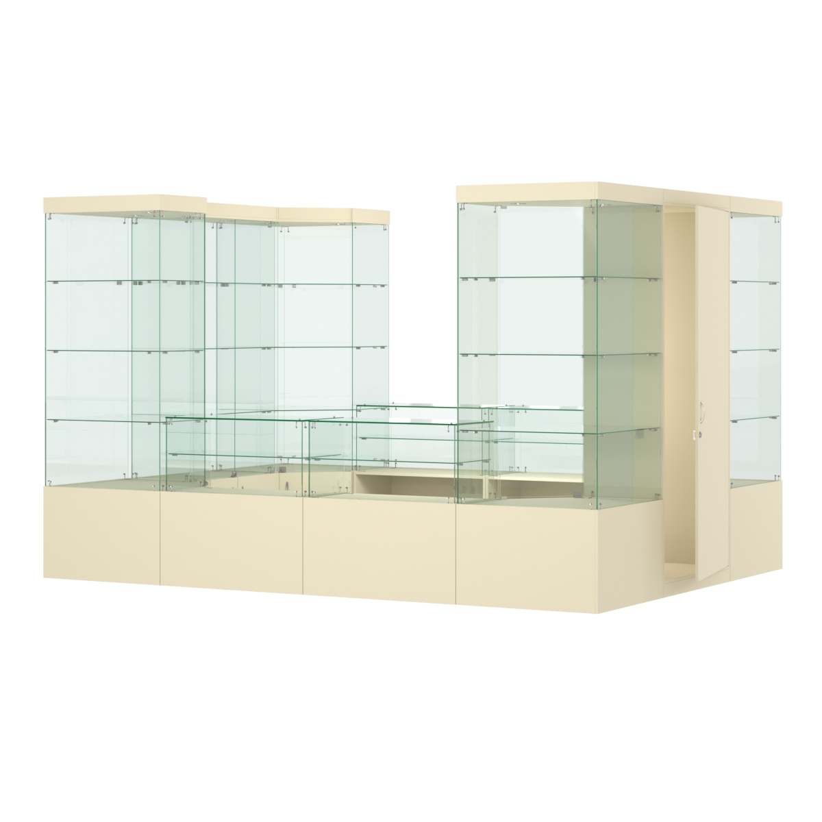 Павильон ИСТРА островной №8б (8, 32 кв.м) Крем Вайс