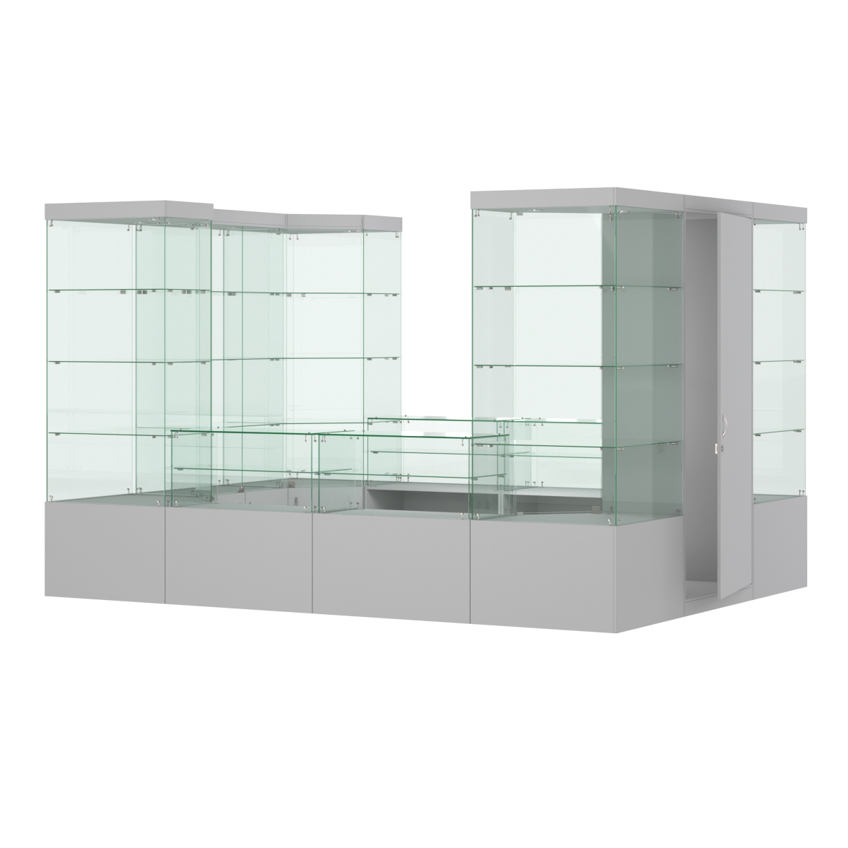 Павильон ИСТРА островной №8б (8, 32 кв.м) Серый