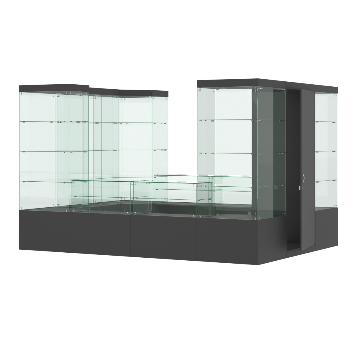 Павильон ИСТРА островной №8б (8, 32 кв.м) Черный