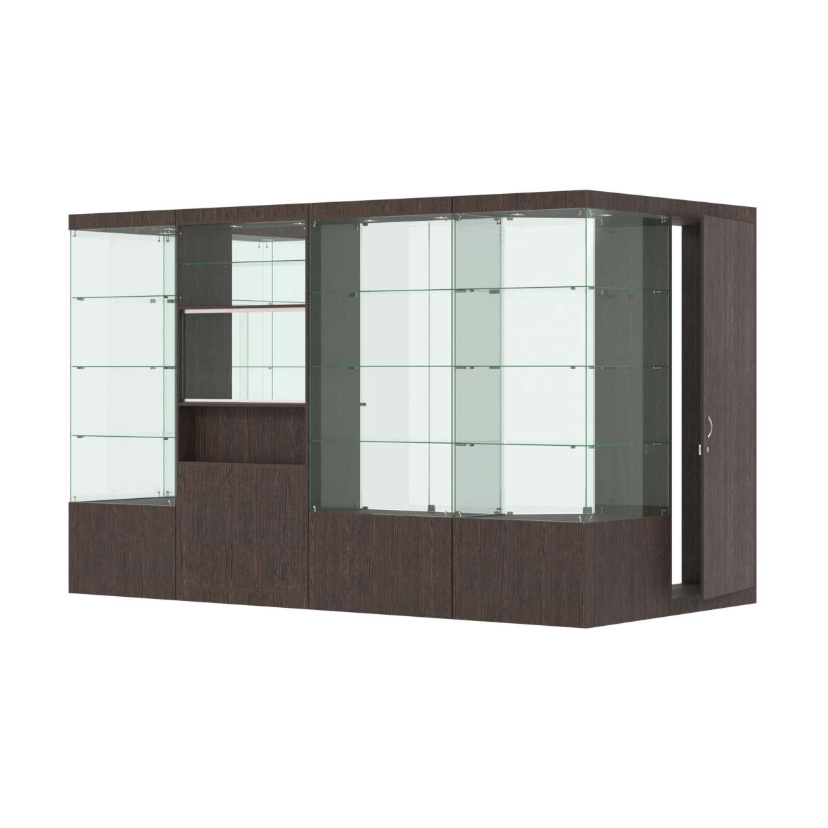 Павильон ИСТРА пристенный №1г (5, 87 кв.м) Дуб Венге