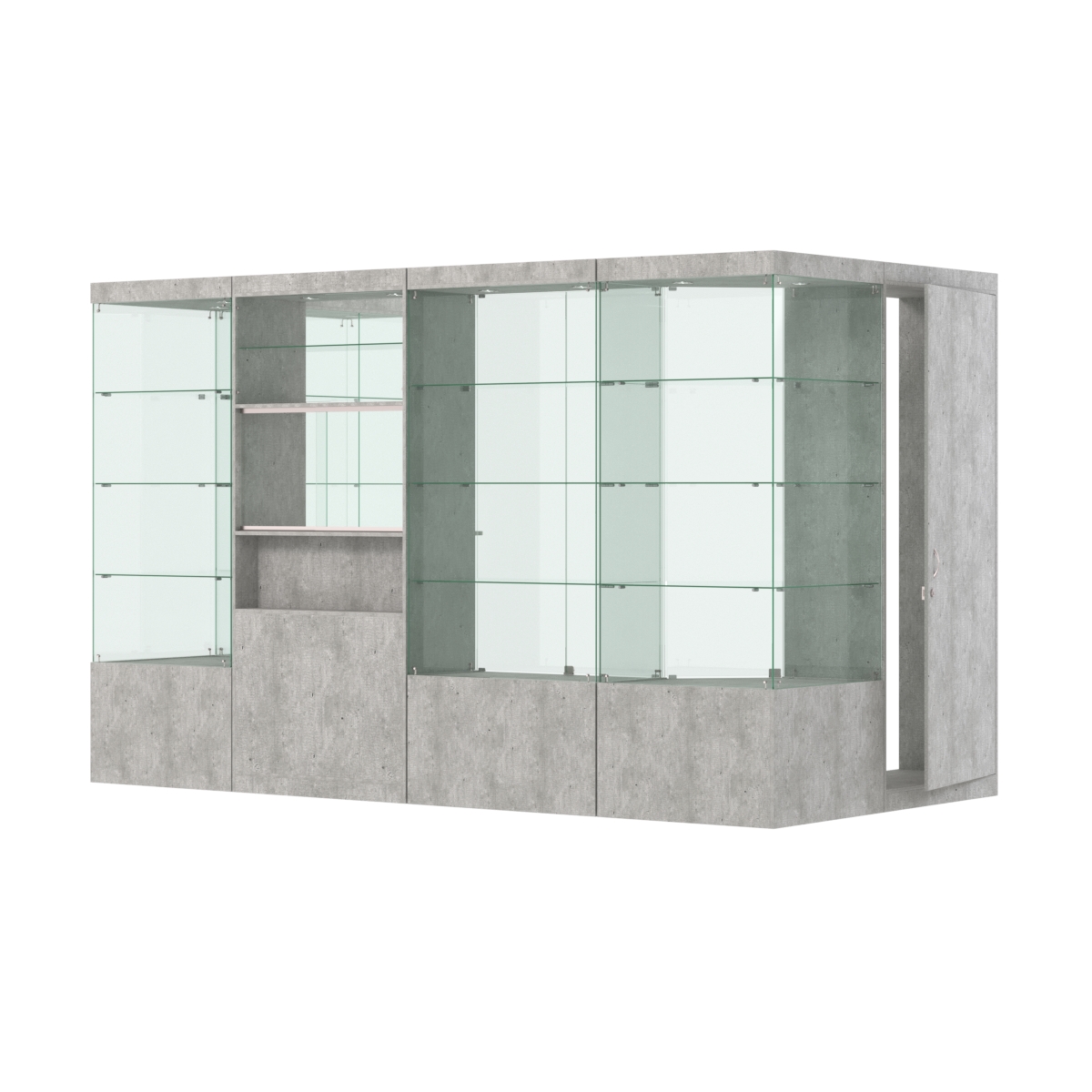 Павильон ИСТРА пристенный №1г (5, 87 кв.м) Метрополитан Грей