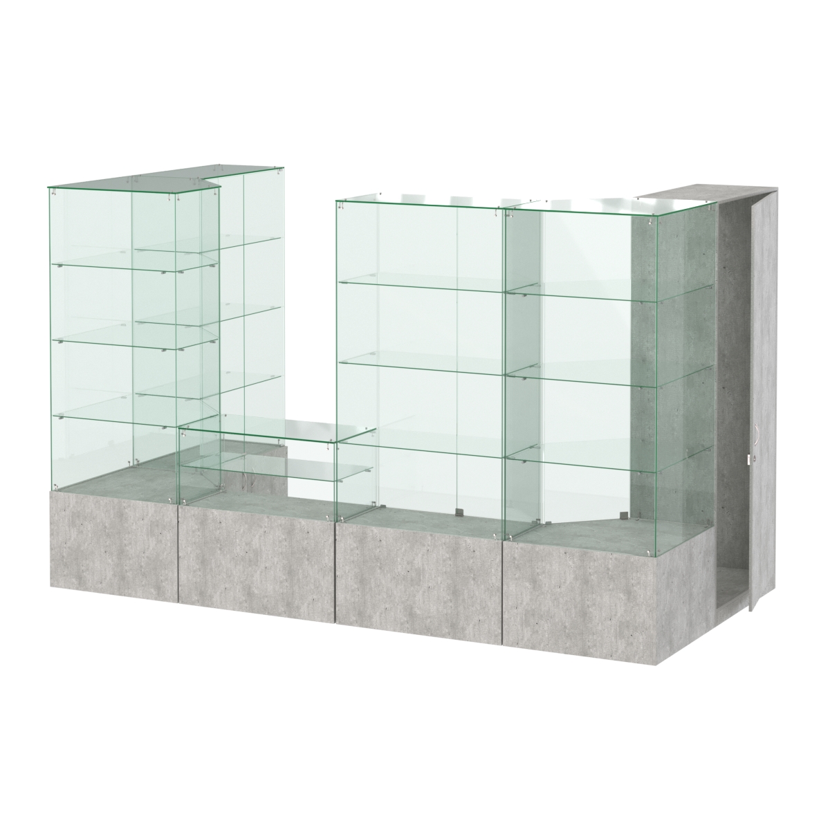 Павильон ИСТРА пристенный №2а (5, 87 кв.м) Метрополитан Грей