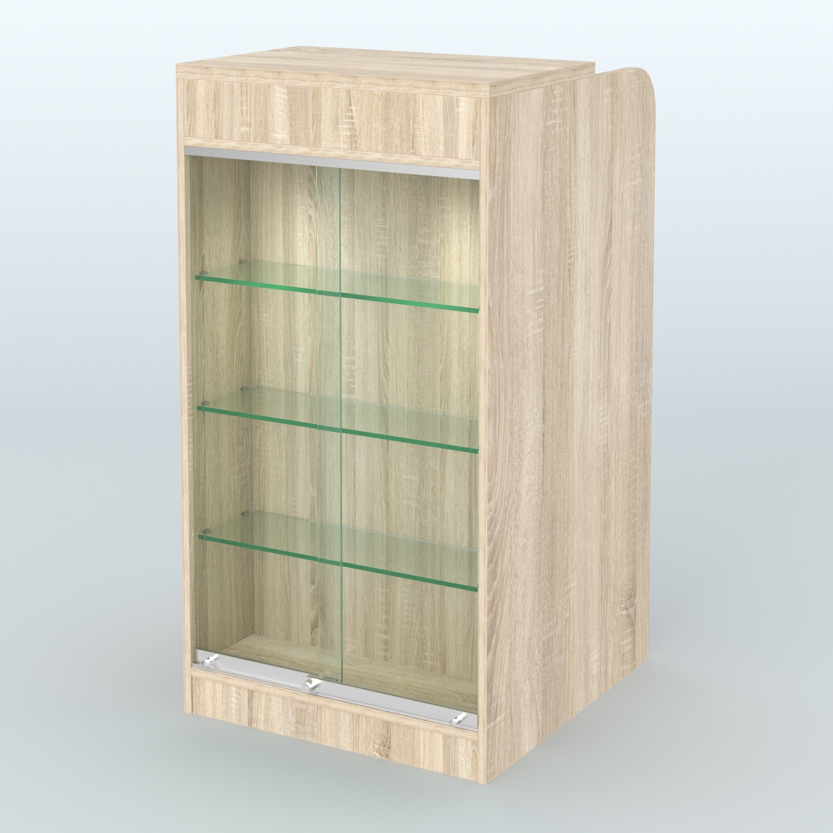 Ресепшен-Лайт №7 (600 мм) (Фасадная стенка - ЛДСП) Дуб Сонома