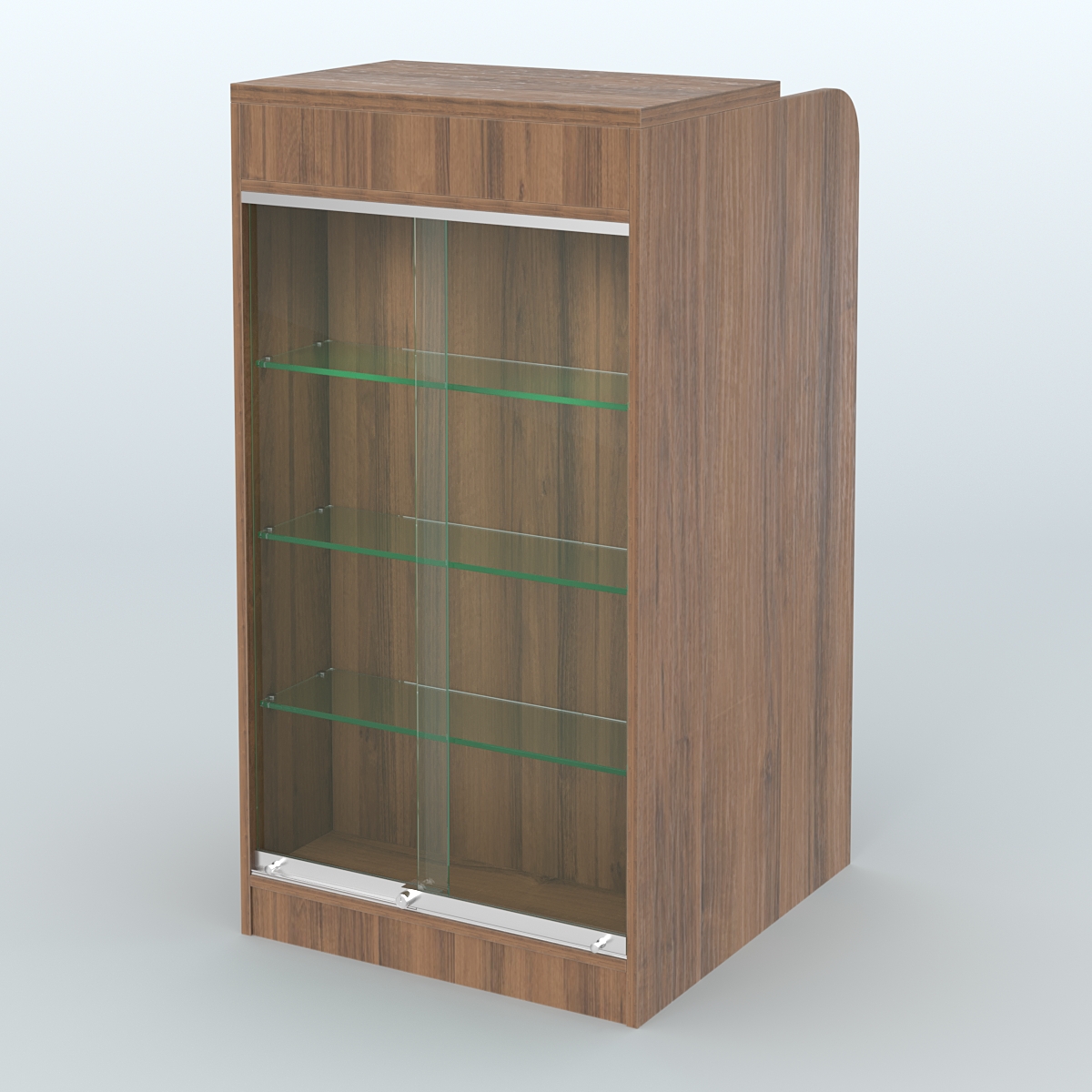 Ресепшен-Лайт №7 (600 мм) (Фасадная стенка - ЛДСП) Орех