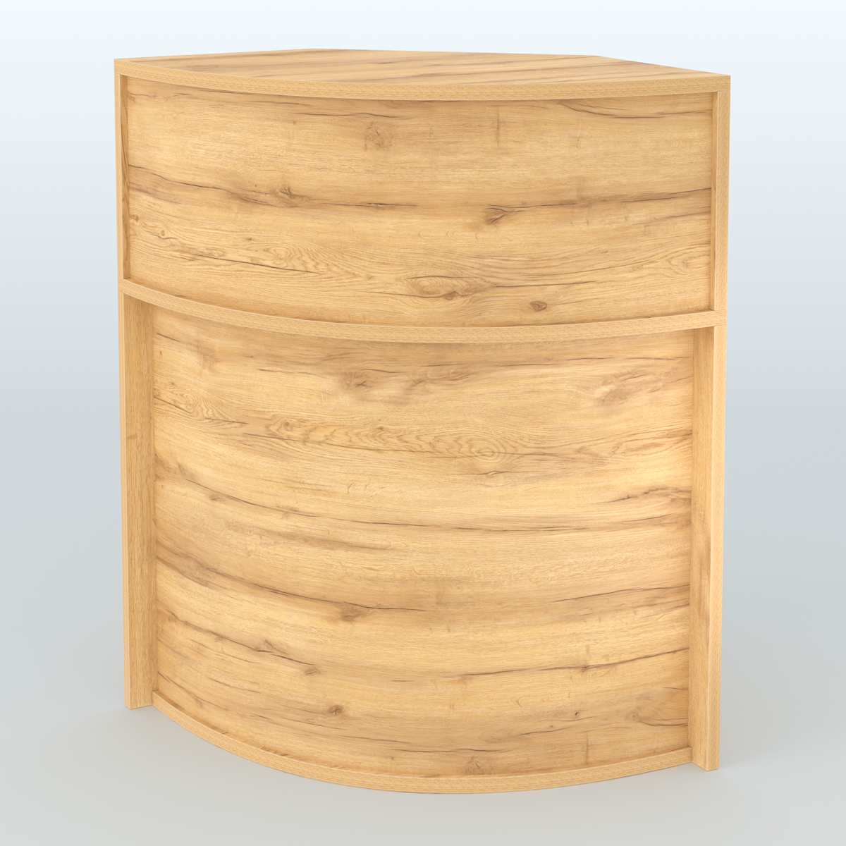 Ресепшен-Лайт секторный-эконом №10 Дуб Золотистый