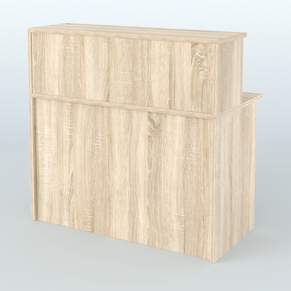 Ресепшен-Лайт прямоугольный с надставкой №11 Дуб сонома