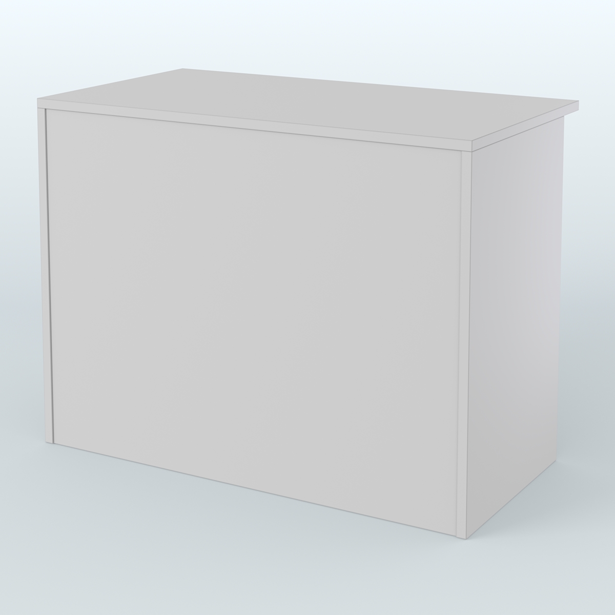 Ресепшен-Лайт прямоугольный под выдачу товара №13 Серый