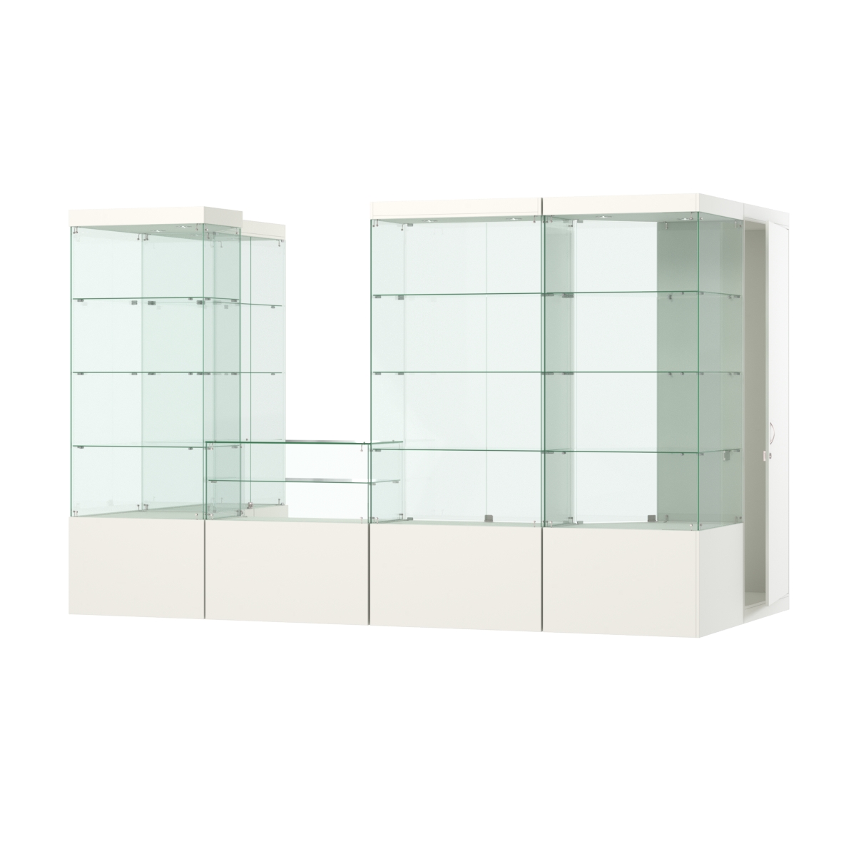 Павильон ИСТРА пристенный №2б (5, 87 кв.м) Белый