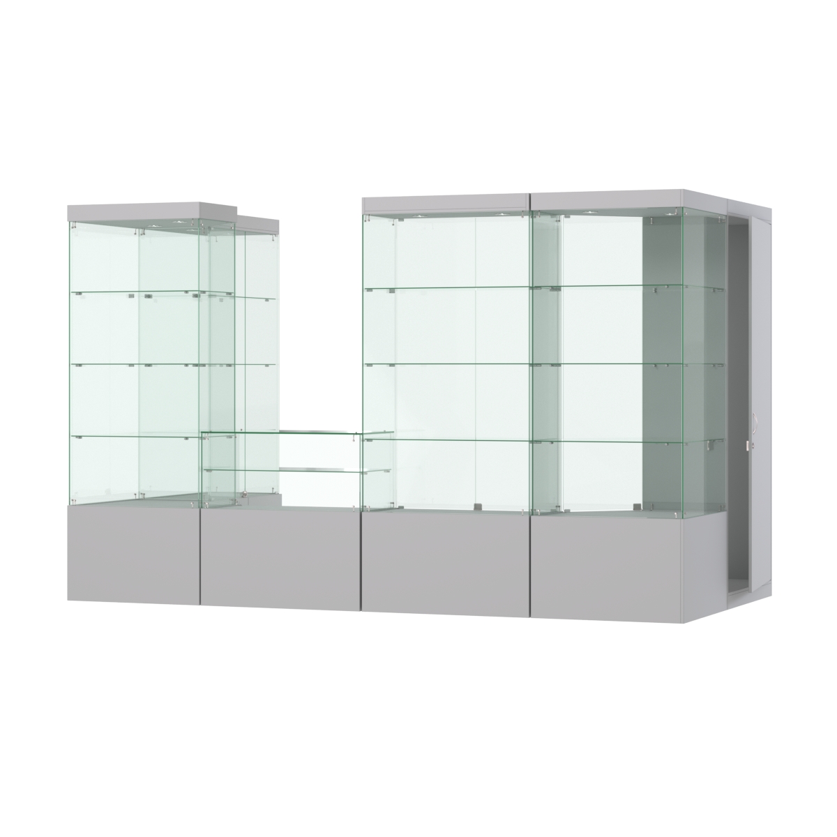 Павильон ИСТРА пристенный №2б (5, 87 кв.м) Серый