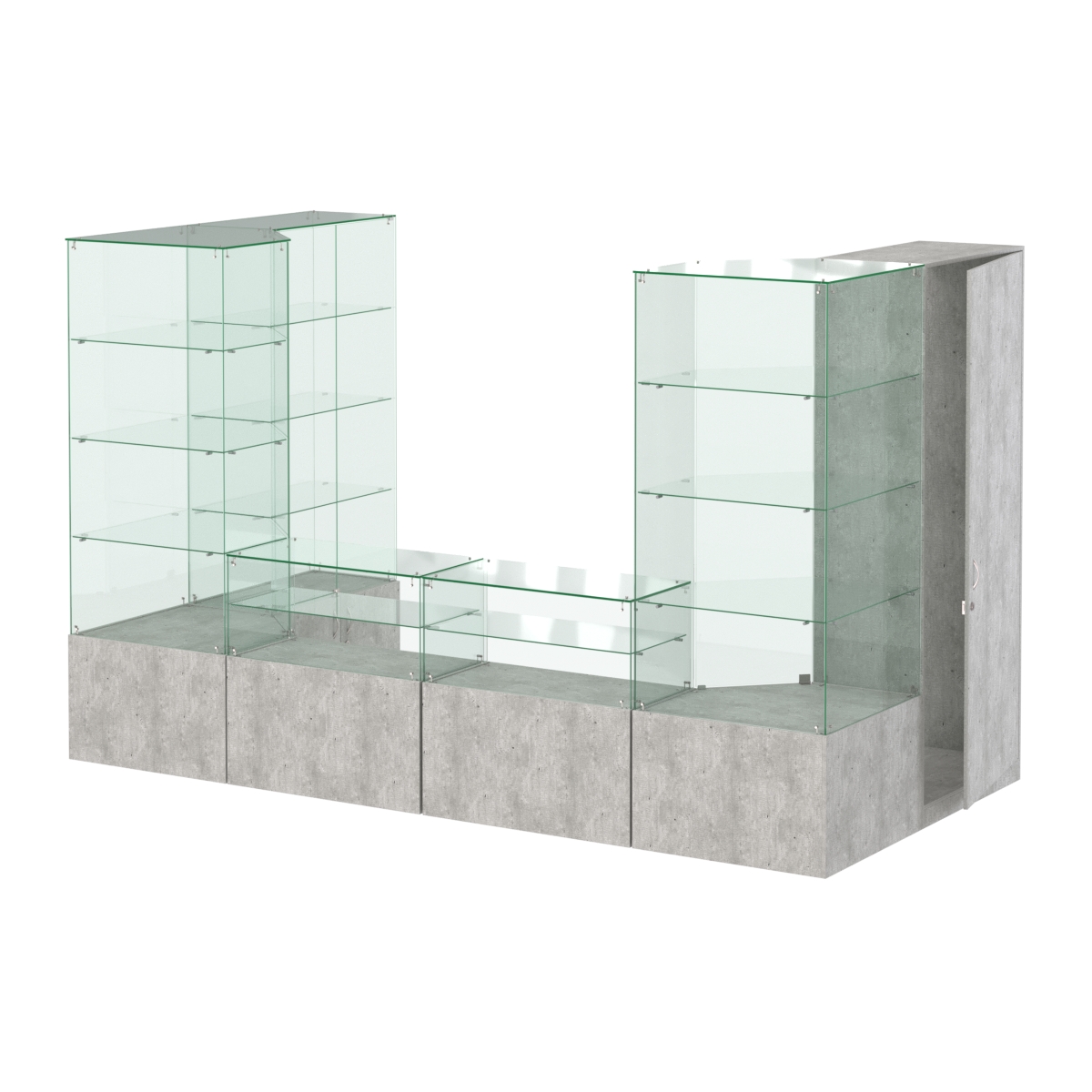 Павильон ИСТРА пристенный №3а (5, 87 кв.м) Метрополитан Грей