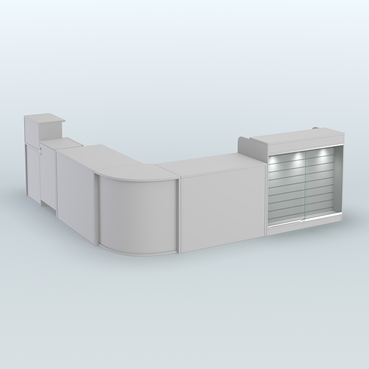 Угловой павильон Чай и Кофе с собой №3 Серый