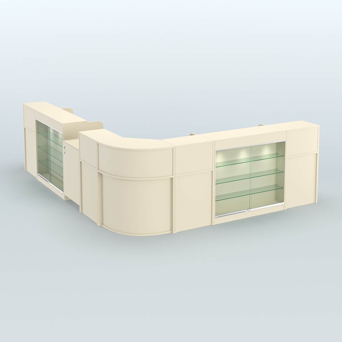 Угловой павильон Чай и Кофе с собой №4 Крем Вайс