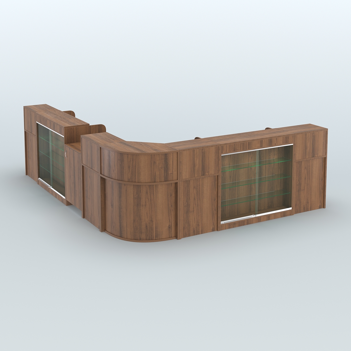 Угловой павильон Чай и Кофе с собой №4 Орех