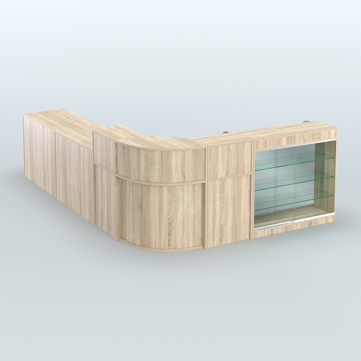 Угловой павильон Чай и Кофе с собой №5 Дуб Сонома