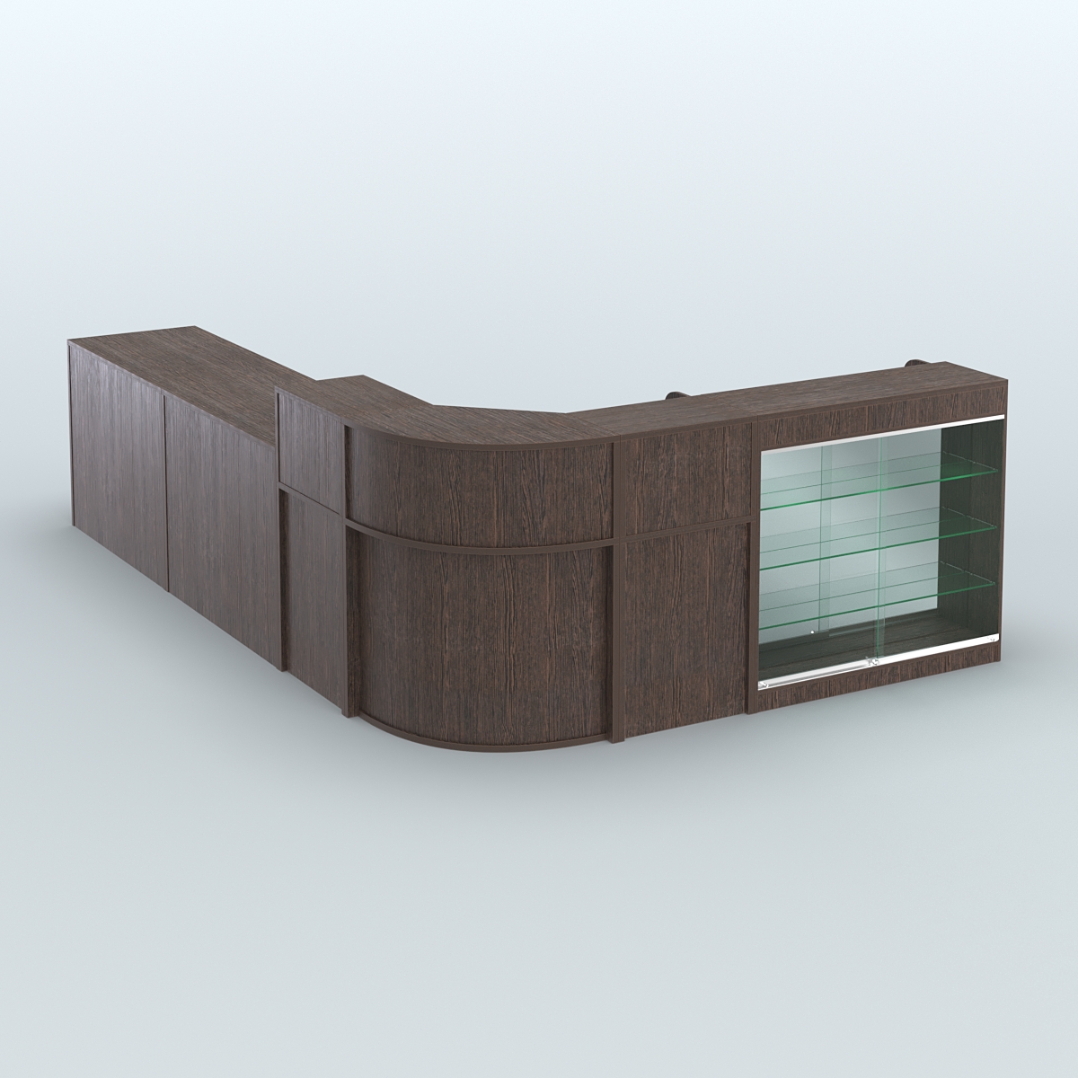 Угловой павильон Чай и Кофе с собой №5 Дуб Венге