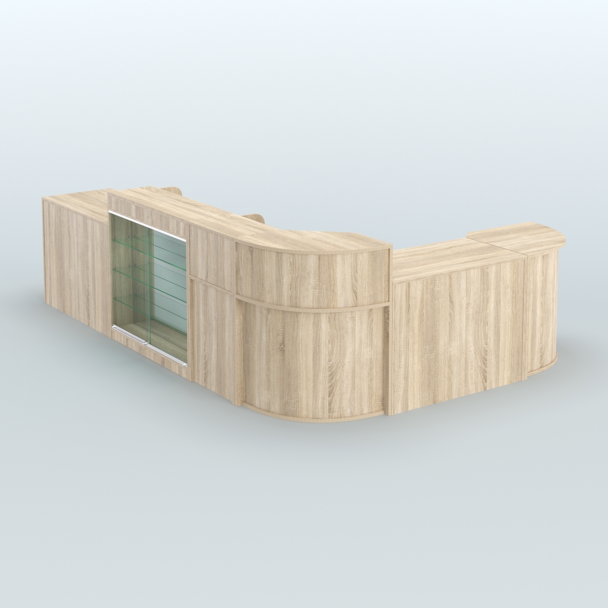 Угловой павильон Чай и Кофе с собой №6 Дуб Сонома