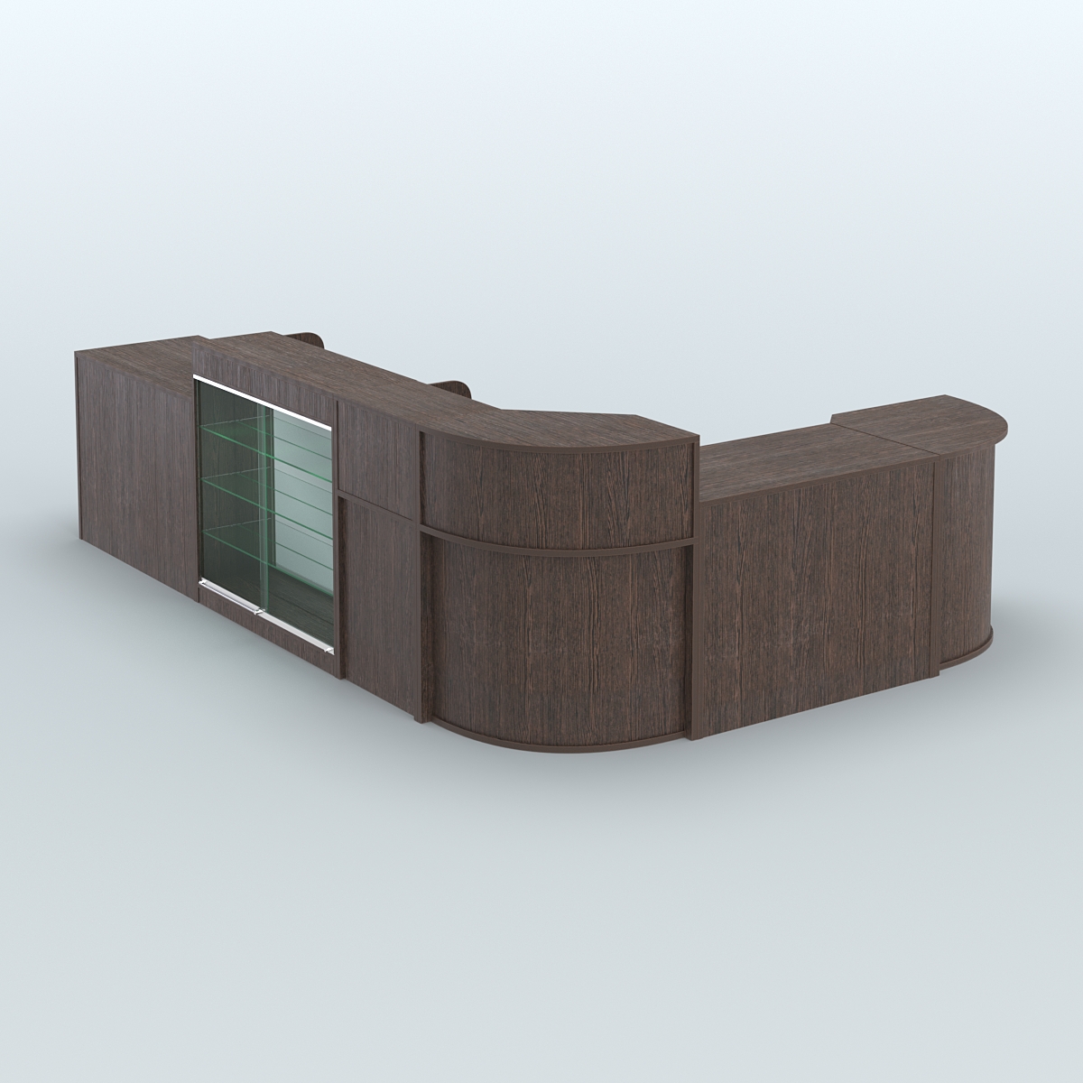 Угловой павильон Чай и Кофе с собой №6 Дуб Венге