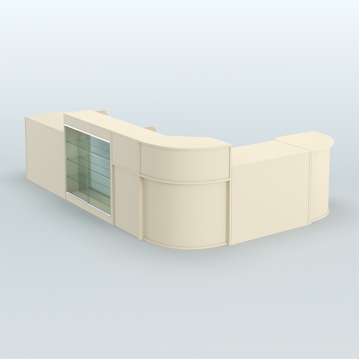 Угловой павильон Чай и Кофе с собой №6 Крем Вайс