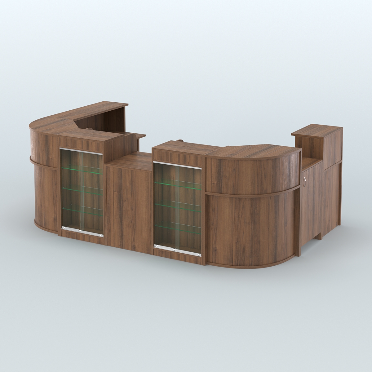 Пристенный павильон Чай и Кофе с собой №1 Орех