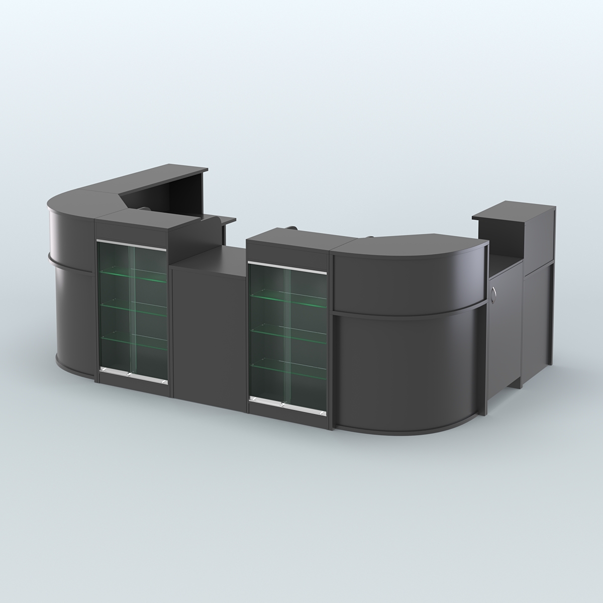 Пристенный павильон Чай и Кофе с собой №1 Черный