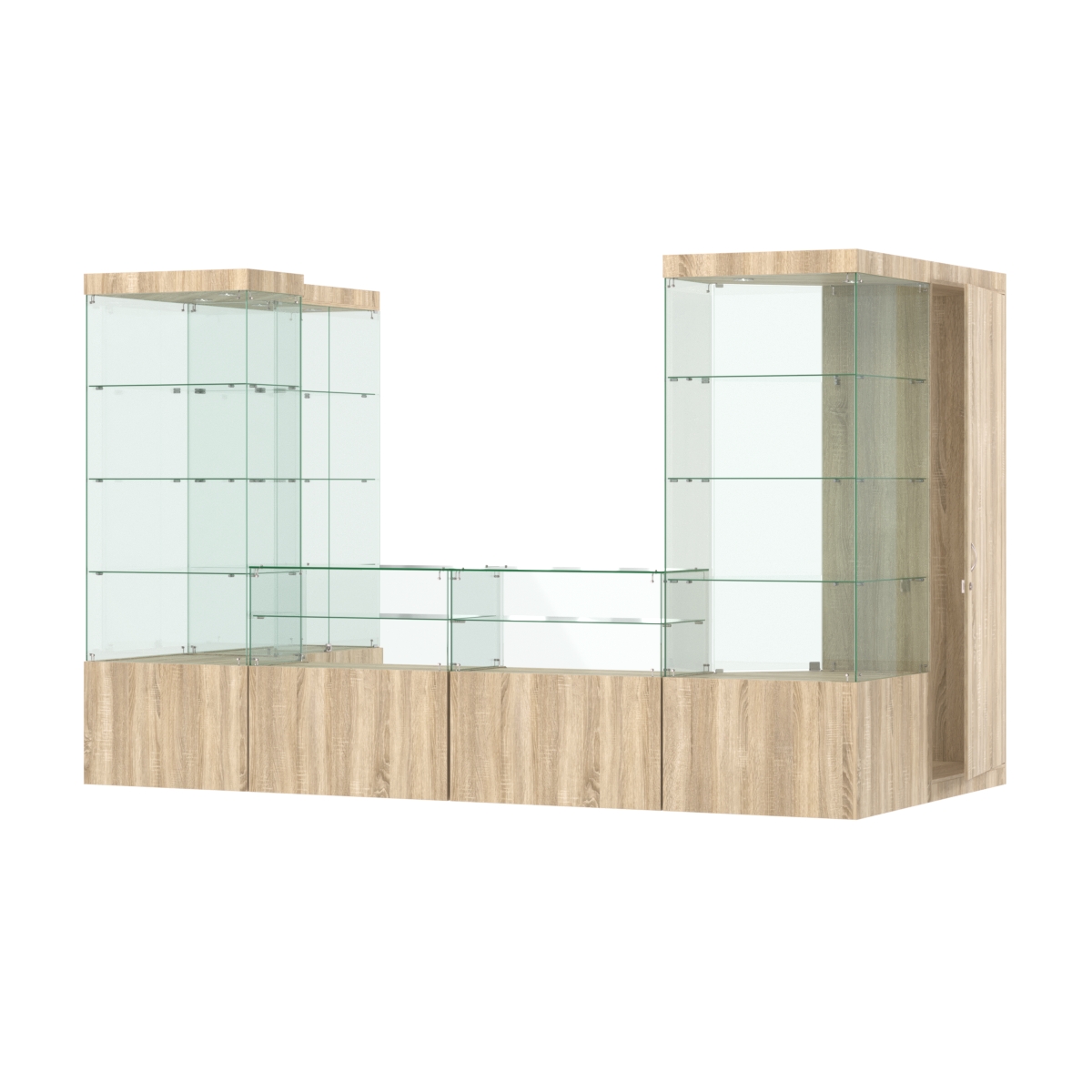 Павильон ИСТРА пристенный №3б (5, 87 кв.м) Дуб Сонома