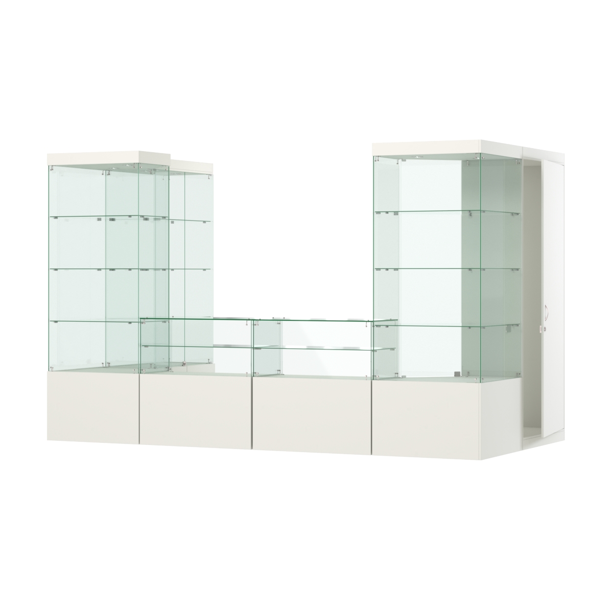 Павильон ИСТРА пристенный №3б (5, 87 кв.м) Белый