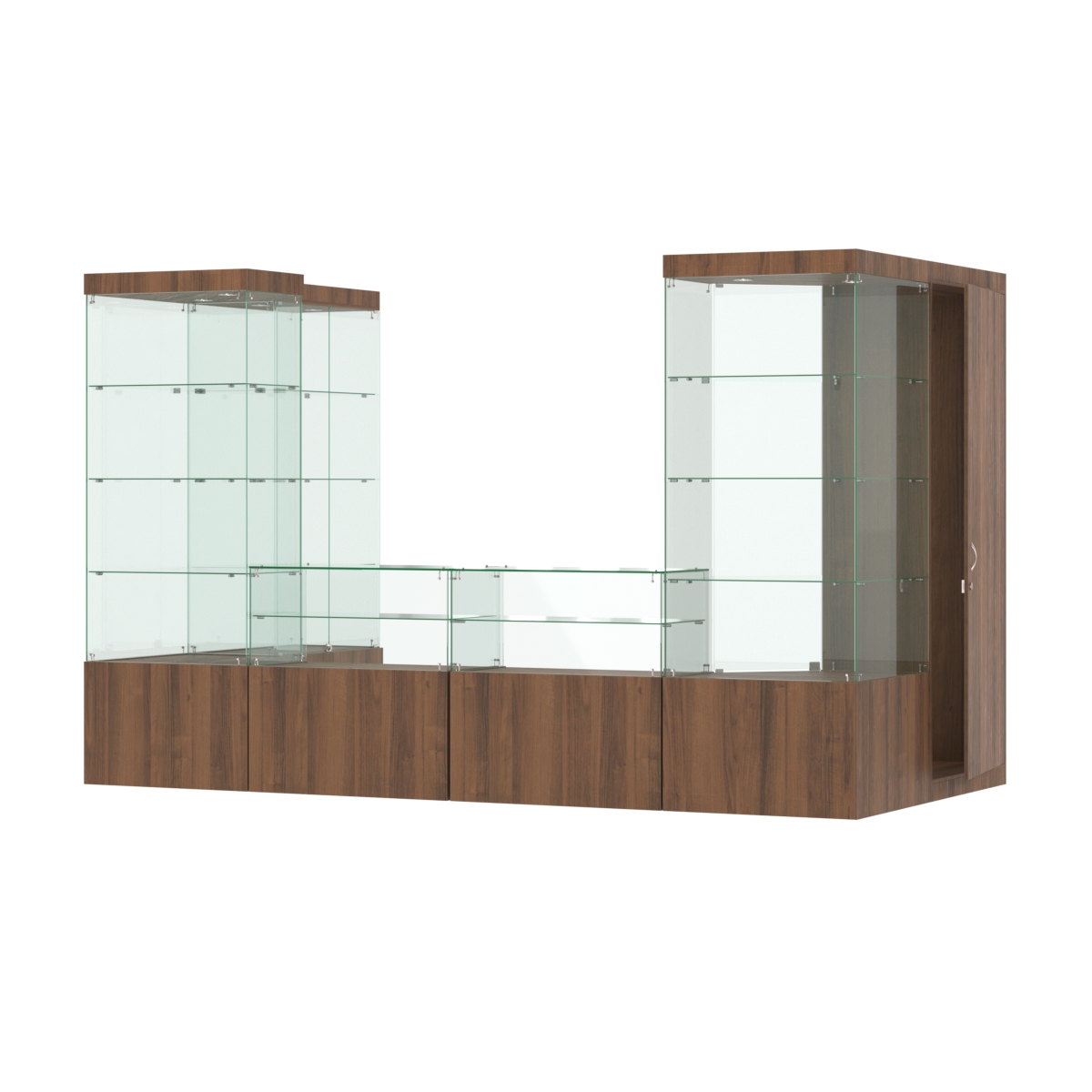 Павильон ИСТРА пристенный №3б (5, 87 кв.м) Орех